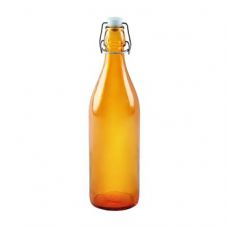 Купить Стеклянная бутылка 1 л оранжевая в Балаково