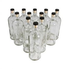Купить Комплект стеклянных бутылок «Абсолют» с пробкой 0,5 л (12 шт.) в Балаково